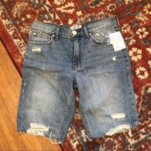 Free People Jean Shorts